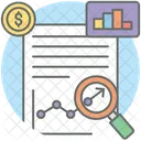 Finanzforschung Finanzplanung Geschaftsplanung Symbol