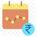 Imarketing Diagramm Rupien Finanzdiagramm Rupien Marketing Diagramm Symbol