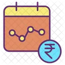 Imarketing Diagramm Rupien Finanzdiagramm Rupien Marketing Diagramm Symbol