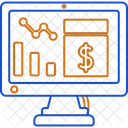 Finanzdiagramm Statistik Diagramm Icon