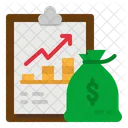 Finanzdiagramm  Symbol