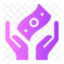 Hande Geste Einkommen Symbol
