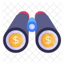 Finanzielle Exploration  Symbol