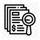 Analyse Dokument Risiko Symbol