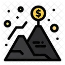 Finanzielle Mission  Symbol