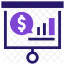 Prasentation Geld Bericht Symbol