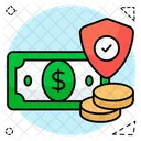 Finanzielle Sicherheit  Symbol