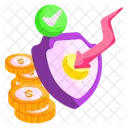 Finanzielle Sicherheit  Symbol