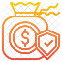 Finanzielle Sicherheit  Symbol