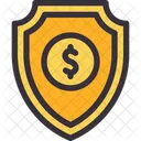 Finanzielle Sicherheit Schutz Sicherheit Symbol