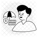 Finanzielle Sicherheit  Symbol
