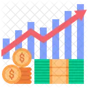 Finanzieller Gewinn  Symbol