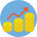 Gewinn Graph Monopolistisch Symbol