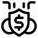 Finanzieller Schutz  Symbol