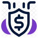 Finanzieller Schutz  Symbol