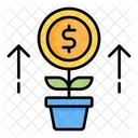 Wachstum Anlage Investition Symbol