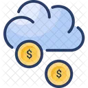 Cloud Finanzierung Geld Symbol