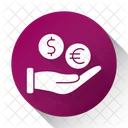 Finanzierung Hand Geld Symbol