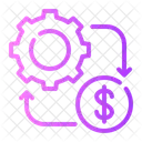 Getriebe Zahnrad Einstellung Symbol