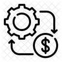 Getriebe Zahnrad Einstellung Symbol