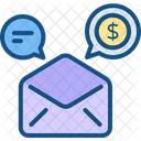 Dollar Bankwesen SMS Symbol