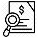 Finanzprufung Symbol