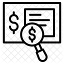 Finanzprufung Symbol