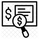 Finanzprufung Symbol