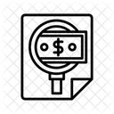 Geld Prufung Fonds Symbol