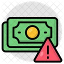 Finanzielle Risiken Wahrung Banknoten Symbol