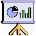 Finanzstatistiken Analysen Analyselogo Symbol