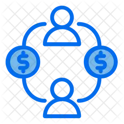 Finanztransfer  Symbol