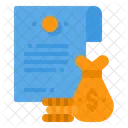 Finanzierungsvertrag  Symbol