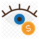 Finanzielle Vision  Symbol