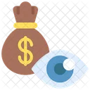 Finanzielle Vision  Symbol