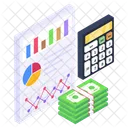 Verkaufsdiagramm Kapitalwachstum Unternehmensstatistik Symbol