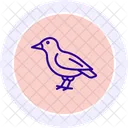 フィンチ、鳥、小型 アイコン