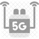 5 G Repeater Amplification Icon