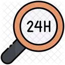 Find 24 Hours 24 Hours Service Icon