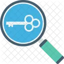 Find Key Magnifier Icon