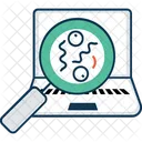 Find Bacteria Find Virus Germs Icon