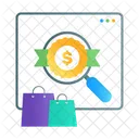 Shopping Website Online Buying Ecommerce Icon