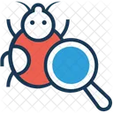 Find Bug Magnifier Icon