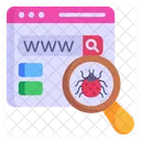 Find Bug Search Bug Search Malware Icon