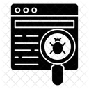 Bug Tracking Virus Finding Virus Search Icon