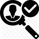 Find Candidate Recruit Search Icon