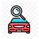 Car Search Magnifying Icon