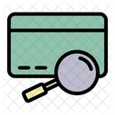 Find Card Card Magnifier Icon