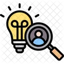 Find Creative Employee Find Research Icon