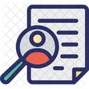 Find Cv Find Person Career Icon